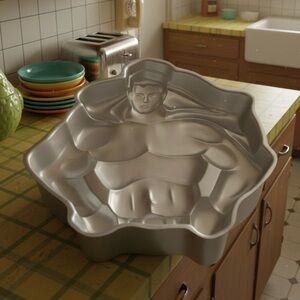 Vintage 1977 Wilton DC Comics Superman Metal Cake Pan